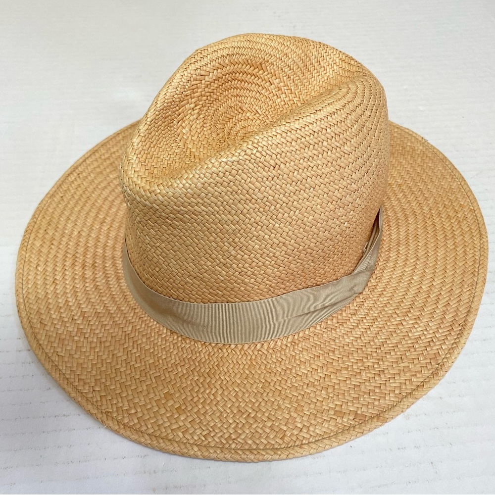 Rag & Bone Light Pink Panama Straw Hat M/L